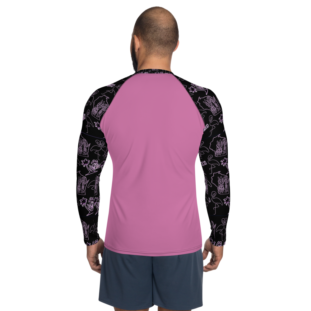 Neon Pattern Rash Guard