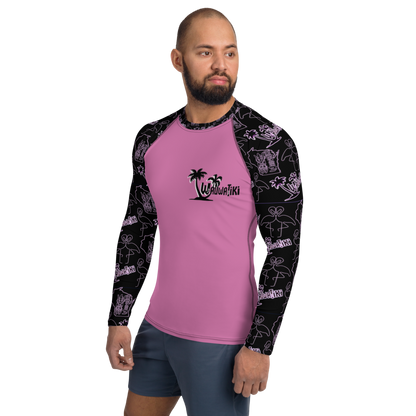 Neon Pattern Rash Guard