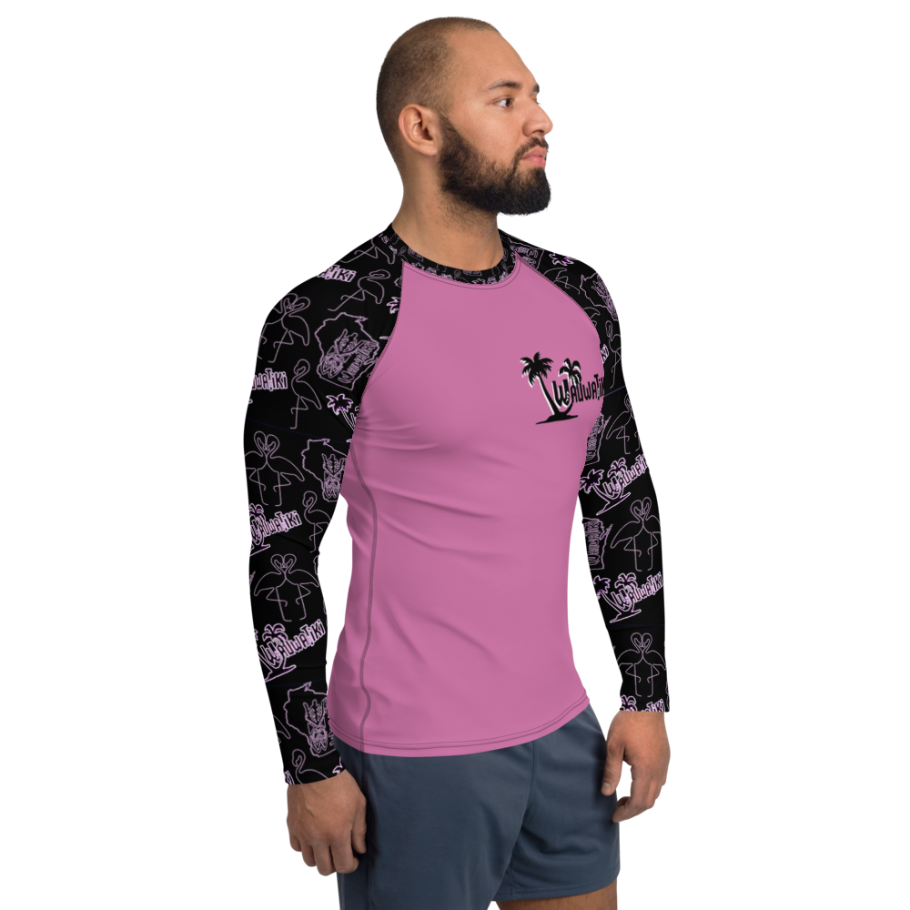 Neon Pattern Rash Guard