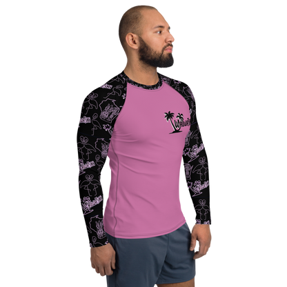 Neon Pattern Rash Guard