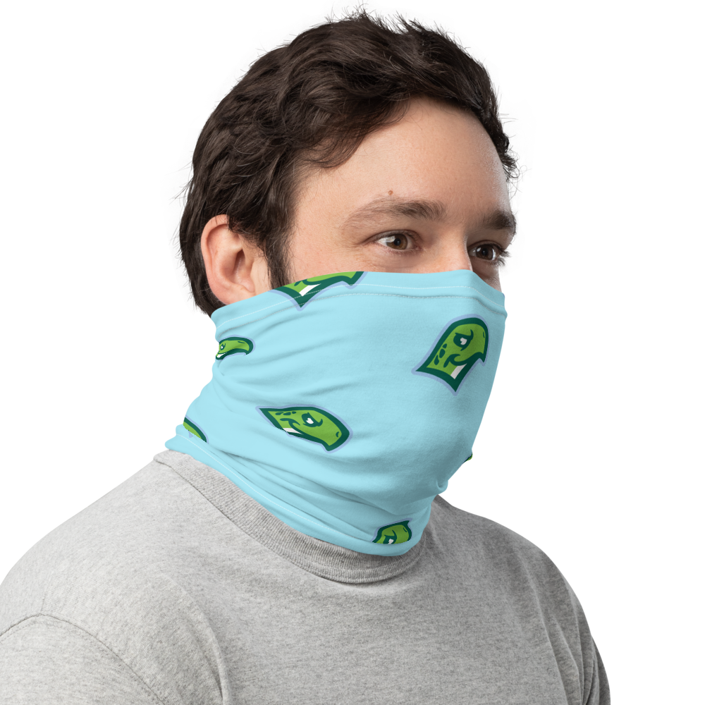 Baby Blue Snappers Neck Gaiter