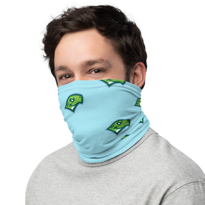 Baby Blue Snappers Neck Gaiter