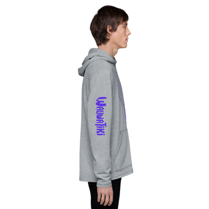 Purple Tiki Wisco Lightweight Hoodie